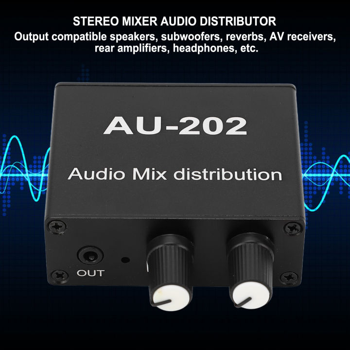 Audio%20Mixed%20Distributor,%20Stereo%20Mixer%20Audio%20Distributor%202%20Input%202%20Output%20Plug%20and%20Play%20for%20Speaker%20-%20Image%202