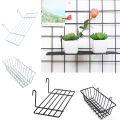 1pc Home Wall Decoration Grid Storage Rack Hanging Basket Shelf Holder Display Art Organizer Decor Big Deal Fast. 