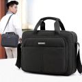 Men Business Briefcase Messenger Bag Fashion Retro Shoulder Hand Bag Nylon Crossbody Waterproof Bags Black Working Bag XA756ZC. 