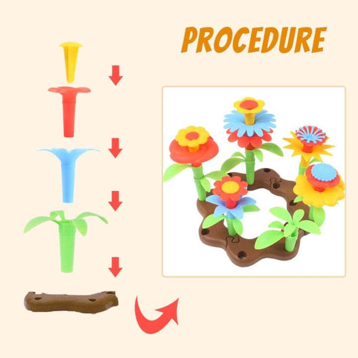 54%20Pcs%20DIY%20Flower%20Garden%20Building%20Toy%20-%20The%20Bouquet%20Dream%20Garden%20Girls%20Flower%20Interconnecting%20Blocks%20Educational%20Toys%20-%20Image%205