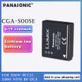 Original Panasonic 3.7v 1150mah CGA-S005E CGA-S005 CGAS005E Lithium Rechargeable Battery For DMW-BCC12 DB60 NP70 LX2 Camera cell. 