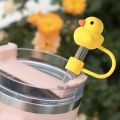 Drinkware Accessories 10mm Animal Shape Straw Topper Silicone Reusable Straw Cover Dust-Proof 3D Straw Cap 30&40 Oz Tumbler. 