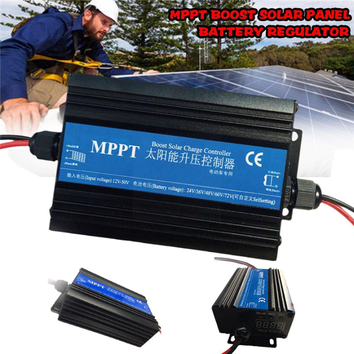 MPPT Boost Solar Charge Controller Charger 300W Car Battery Charging ...