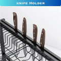 Dish Drying Rack Over the Sink, 65CM Heavy Duty Dish Rack for Kitchen, Storage Organizer Shelf with Knife Holder, Cutlery Holder and Drainboard. 