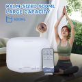 Electric Air Humidifier Aroma Diffuser 500ML Ultrasonic Cool Mist Maker Fogger LED Remote Control Essential Oil Diffuser. 