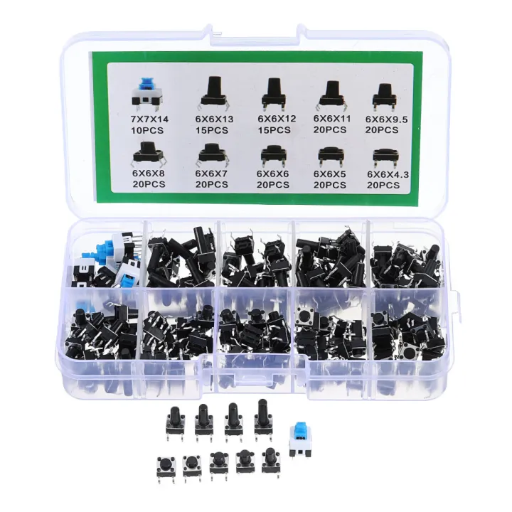1 piece tactile button witch DIY kit