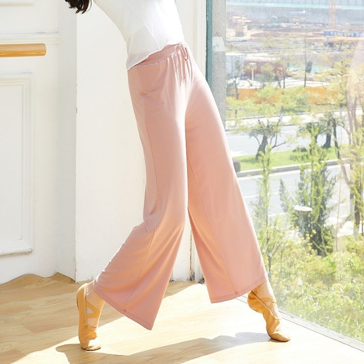 Modern%20Dance%20Wide%20Leg%20Pants%20High%20Waist%20Straight%20Drooping%20Modal%20Stretch%20Practice%20Pants%20Classical%20Dance%20Pants%20Yoga%20Dance%20Pants%20-%20Image%203
