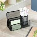 Compact File Organizer Easy-Assemble Multi-Tier Stackable Letter Sorter Metal Desk Mail Tray for Office School Home Business. 