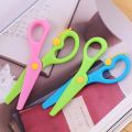 2pcs Kids Plastic Scissors Kindergarten Hand Art DIY Craft Origami Paper Cut Scissors School Stationery. 