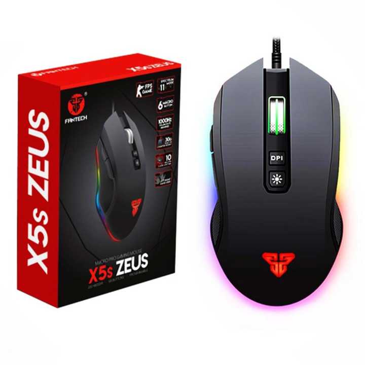Fantech X5S Zeus Macro RGB Gaming Mouse Daraz.lk