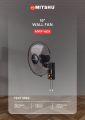 Mitshu Wall Fan - MWF-1609. 