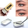 1Pcs Natural Transparent Pomade Eyebrow Styling Soap Brows Gel Wax Fixer With Brush Make-up for Women Eyebrow Cosmetics. 