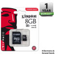 Kingston Class 10-micro SD HC 8GB 16GB 32GB 64GB 128GB Memory Card TF Card. 