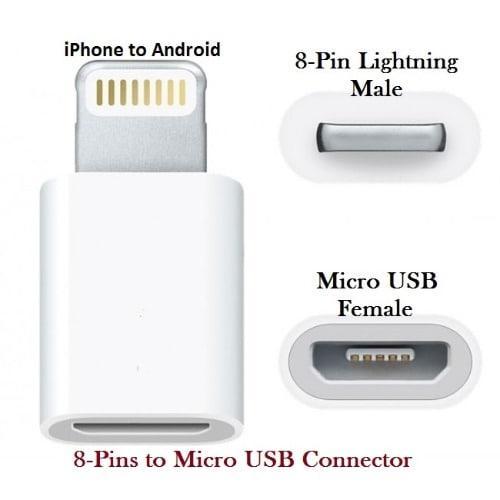 Apple%20Iphone%20Converter%20to%20Micro%20USB%202.0%20Adapter%20For%20Android%20iPhone%205/5s%206/6s%20Plus%20iPad%204%20Air%202%20Charger%20Cable%20Connector%20to%20iOS%208pin%20Port%20(Data%20Sync)%20-%20Image%202