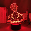 Led Lamp Anime Jujutsu Kaisen Ryomen Sukuna for Child Bedroom Decoration Light Friend Birthday Gift Manga Led Light JJK. 