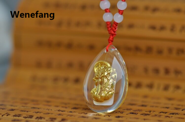 Wenefang%202025%20New%20crystal%20dollar%20fortune%20pixiu%20pendant%20crystal%20inlaid%2024K%20gold%20necklace%20creative%20gift%20lucky%20pendant%20-%20Image%204