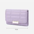 SeaGloca New Simple Korean Version Fashion Short Trifold Wallet for Woman. 