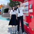 2024 Graduation Class Uniform Set Summer British Style College Style Korean Style Female Junior High School Students Chorus Performance School Uniform. 