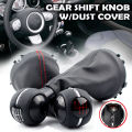 Generic 6 Speed Manual Leather Gear Shift Stick Knob for Mini Cooper F54 F55 F56 F57 F60 (Black). 