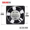 Cooling Fan AC20-240 for UPS, Cooling Industry, Welding Machines, Ventilation Industry. 