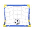 【LATS  Store】Folding Football Soccer Goal Set with Kids Sport Indoor Outdoor Games Toys Child Birthday Gift Plastic. 