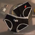 Mid-Waist Cartoon Underwear Pure Cotton Girl Belly Contracting Lady Middle and Big Children Mandi Junior High School Student Hip Lifting Cute Korean Style Shorts High School Student Head Girl College Student Female Briefs Shang Girl Underwear. 