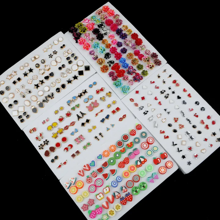 36%20Pairs%20Mixed%20Glue%20Needle%20Earrings%20Set%20with%20Acrylic%20Diamonds%20and%20Pearls%20-%20Image%203