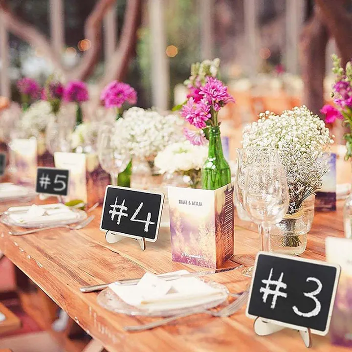 10PCS%20Mini%20Chalkboard%20Signs%20With%20Easel%20Wedding,%20Birthday%20Parties,%20Message%20Board%20Signs%20And%20Event%20Decor%20Wooden%20Place%20Cards%20-%20Image%205