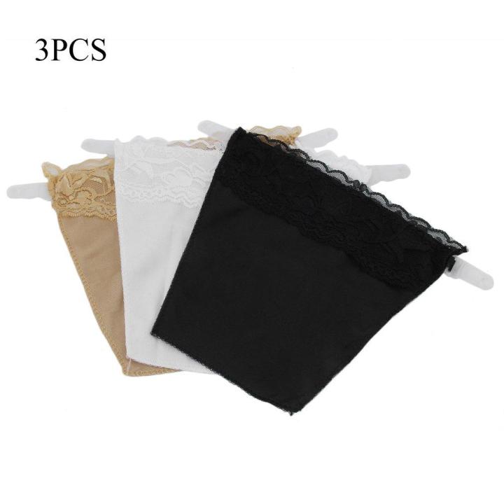 【Dream Sailing Store 】Quick Easy Bra Lace Clip Mock Camisoles 3 Packed Set