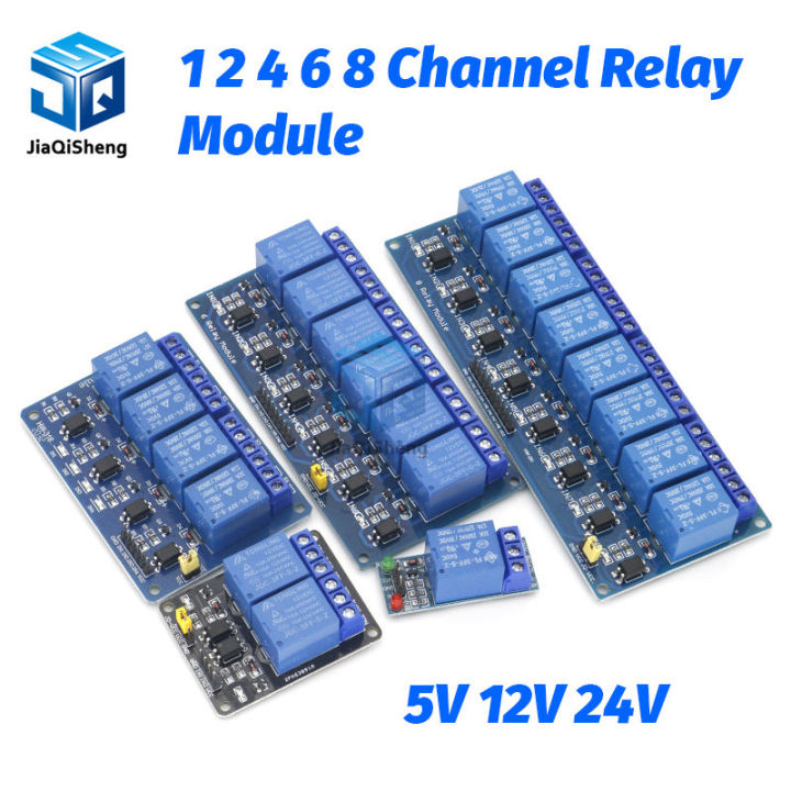 5v 12v 1 2 4 6 8 Channel Relay Module With Optocoupler Relay Output 1 2 4 6 8 Way Relay Module For Arduino In