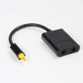 Optical Digital Audio Cable Splitter Adapter 2 Way SPDIF Toslink 1 To 2 Out Hub. 