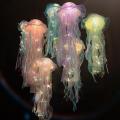 Jellyfish Lamp Night Lights Color Hanging Decoration Portable Lamp Home Bedroom Decoration Lantern Built-in Battery Lamp. 