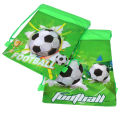 Football non-woven drawstring bag backpack kids travel school decor gift bags. 