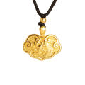 【New arrival】Ruyi Lotus New Chinese Necklace Women's All-match High-end Style First Jewelry Long-term No Fading Yiwu Accessories. 