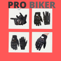 Motorcycle Riding Bicycle Gloves Carbon Fiber Bike Motorbike Racing Finger Protective Gloves Outdoor Cycling Hand Gloves. 