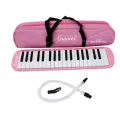 Gravier 32 Keys Melodica Made in indonesia with Soft Case 1 year warranty - Blue, pink, Green (13 Black Keys) Double Tubes Mouthpiece Air Piano Keyboard Musical Instrument with Carrying Bag - Blue indonesian melodica. 