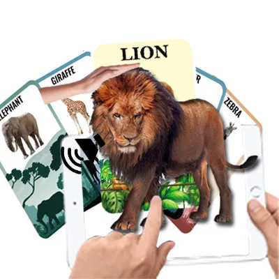Virtual Zoo | Smart Animal Flashcards | Daraz.lk