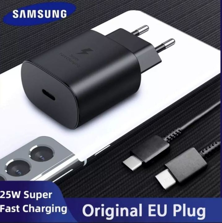 OriginaI Samsung 25W/45W OEM Super Fast Charger USB PD Charger For