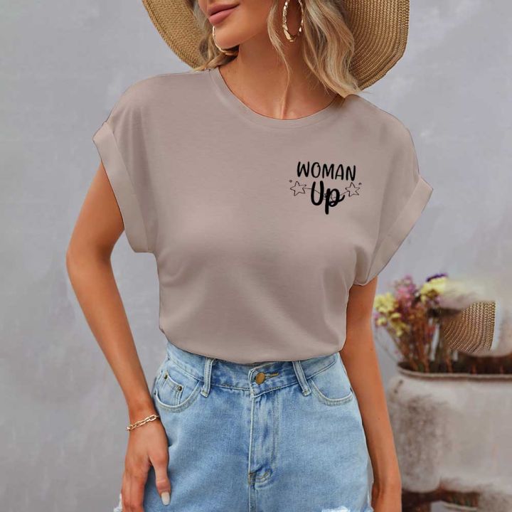 Women Up Tee Women T-Shirt , Girl T-Shirt  , Ladies T-Shirt