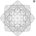 Mandala Coloring Book 1. 
