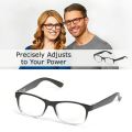 Reading Glasses For Men from One Power Readers - 1 Pair for Women & Men with Spring Hinge  Custom Adjusts from .5 – 2.5. 