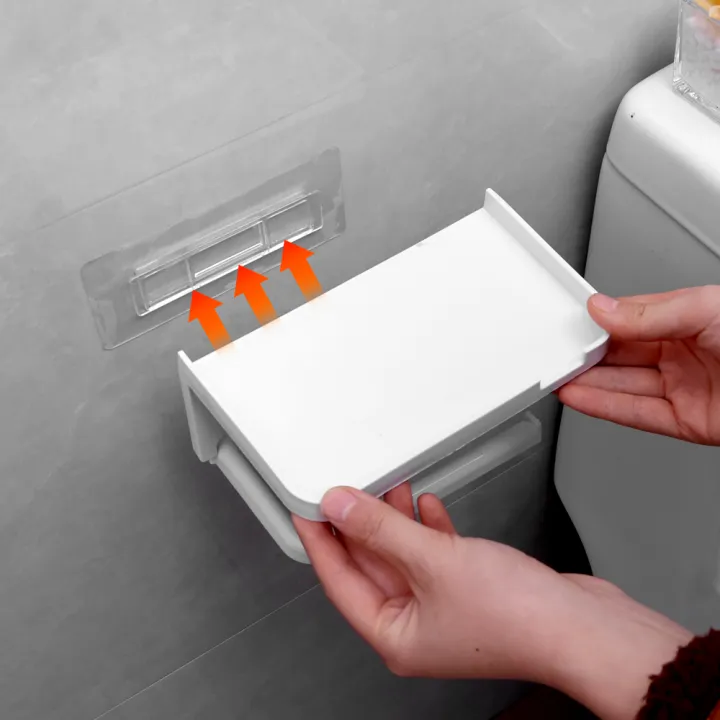 Bathroom%20Tissue%20holder%20Mobile%20phone%20Roll%20paper%20Storage%20rack%20Tissue%20Box%20Wall%20Mounted%20Drill%20Bathroom%20Accessory%20-%20Image%205