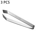 1/3Pcs Fish Bone Tweezers Stainless Steel Flat Slant Tongs Pliers Hair Pliers Pin Bone Removal Tool For Debone Salmon Bass Catfish. 