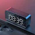 5-in-1 FM Alarm Clock LED Digital Display Sleep Timer Small Digital Clock Reminder with Mirror Electronic Alarm Clock. 