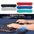 【Hot】 Keyboard Wrist Rest Pad Mouse Pad Memory Foam Superfine Fibre For Computer Gaming Keyboard Raised Platform Hands. 