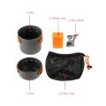 Mini camping tove cookware folding poon and fork et. 