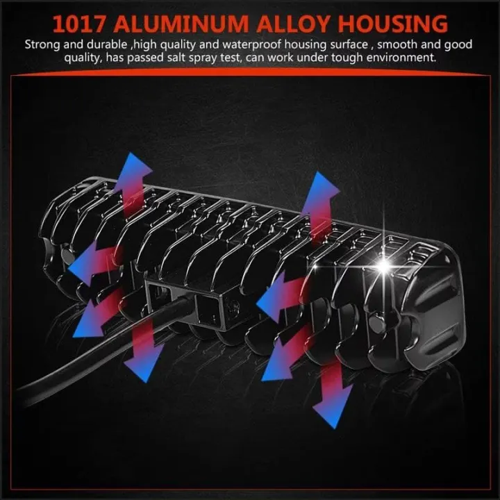 2Pcs%206%20inch%2018W%20DRL%20LED%20Work%20Lamp%20Light%204WD%20for%20%20Off%20Road%20Truck%20Bus%20Boat%20Fog%20Light%20Car%20Light%20Assembly%20-%20Image%205