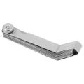 Gauge Stainless Steel Curved Feeler Gauge Inspection Tool 0.05-1.00mm 90 Degree Right Angle Ruler. 