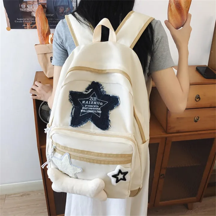 Y2K%20Fashion%20Casual%20Shoulder%20Bag%20Star%20Backpack%20Student%20Schoolbag%20Large%20Capacity%20Travel%20Backpack%2015.6-inch%20Computer%20Bag%20-%20Image%207