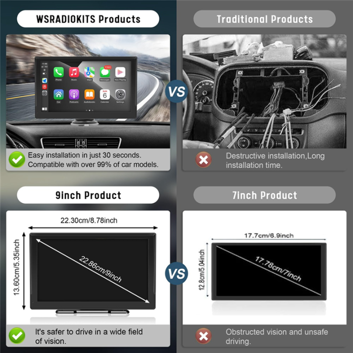 Wireless%20Carplay%20Car%20Stereo,%209Inch%20Touch%20Screen%20Carplay%20and%20Android%20Auto,%20Dash%20Cam,%20Backup%20Camera,%20Mirror%20Link//FM/BT%20-%20Image%204